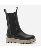 Chelsea boots en Cuir Lia noires