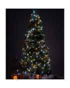 Guirlande 160 LEDs cerises avec Wifi et Bluetooth blanche - 16 m