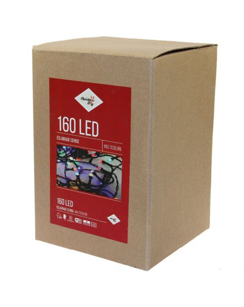 Guirlande 160 LEDs cerises avec Wifi et Bluetooth multicolore - 16 m