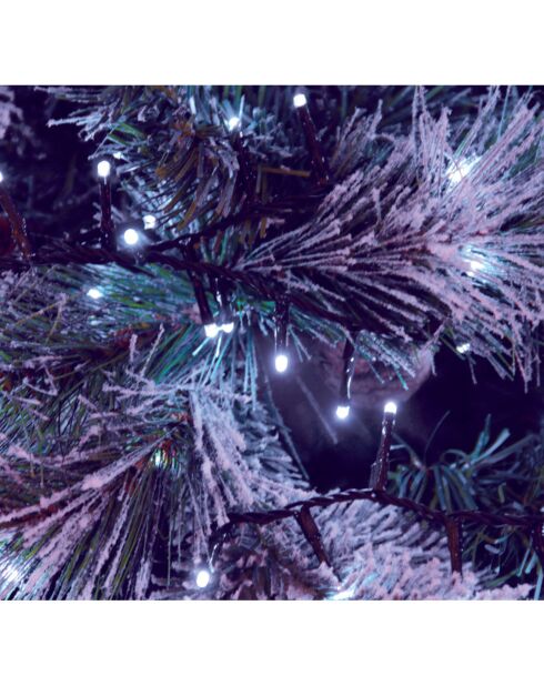 Guirlande électrique scintillante 180 LEDs blanc froid