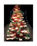 Sapin en bois - H.40 cm