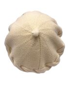 Béret en Angora Mélangé Colyne écru