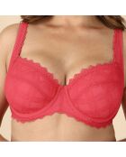 Soutien-gorge minimiseur en dentelle Olive rose