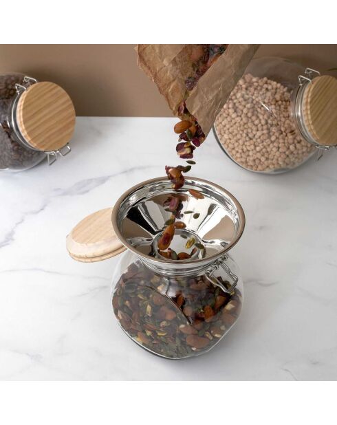 Imbuto per marmellata grigio - 14x5x14 cm