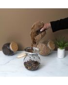 Imbuto per marmellata grigio - 14x5x14 cm