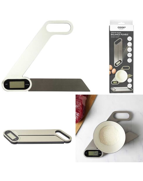 Balance pliable argentée - 5 kg
