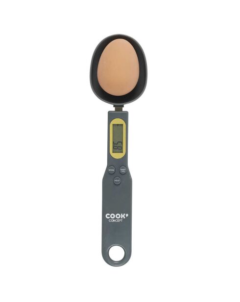 Cuillère de mesure numérique gris/beige - 5.7x23.2 cm