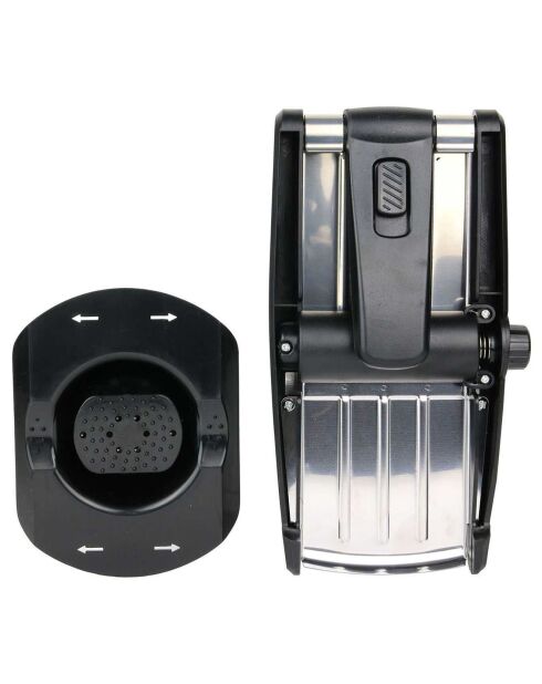 Schwarze Mandoline - 23,5 x 13 cm