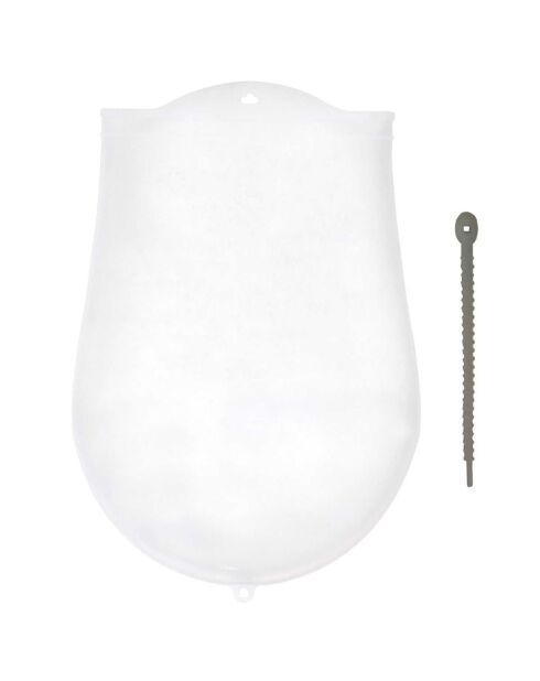 Sac de pétrissage à pain en silicone blanc/gris - 20.5x31 cm