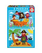 2 Puzzles Pirates - 20 pièces