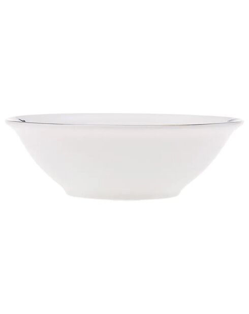 Service de table en porcelaine Jupiter blanc/doré - 24 Pièces