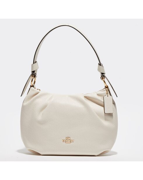 Sac porté épaule en Cuir Everly craie/blanc - 18.9x12.9x29.1 cm