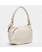 Sac porté épaule en Cuir Everly craie/blanc - 18.9x12.9x29.1 cm