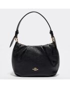 Sac porté épaule en Cuir Everly noir - 18.9x12.9x29.1 cm