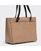 Sac cabas en Cuir Addison taupe - 27.9x13.9x36.9 cm