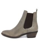 Bottines en Cuir Sara grises