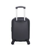 Valise Cabine XXS 4 roues Miami 46 cm noire