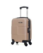 XXS Kabinenkoffer 4 Einzelräder Miami 46 cm beige