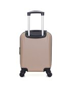 XXS Kabinenkoffer 4 Einzelräder Miami 46 cm beige