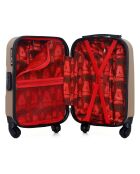 XXS Kabinenkoffer 4 Einzelräder Miami 46 cm beige