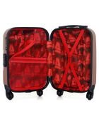 XXS Kabinenkoffer 4 Einzelräder Miami 46 cm roségold