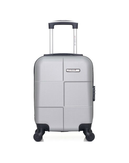 XXS Miami-Kabinenkoffer mit 4 Rädern 46 cm grau