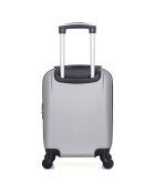 XXS Miami-Kabinenkoffer mit 4 Rädern 46 cm grau