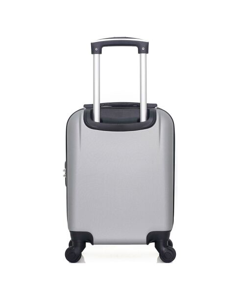 XXS Miami-Kabinenkoffer mit 4 Rädern 46 cm grau