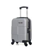 XXS Miami-Kabinenkoffer mit 4 Rädern 46 cm grau