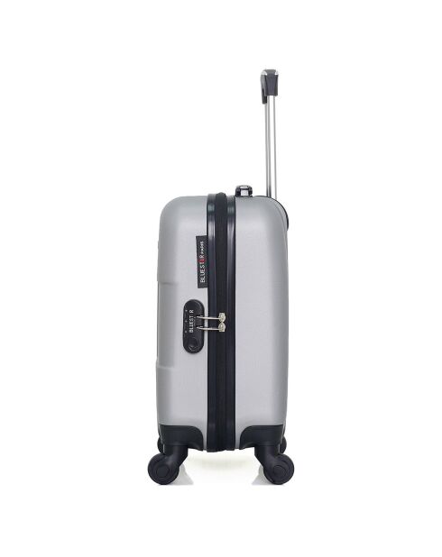 XXS Miami-Kabinenkoffer mit 4 Rädern 46 cm grau