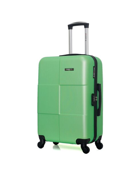 XXS Miami-Kabinenkoffer mit 4 Rädern 46 cm grün