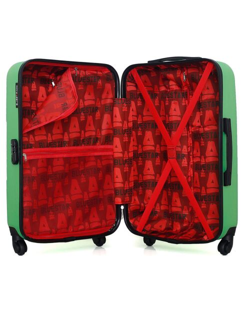 XXS Miami-Kabinenkoffer mit 4 Rädern 46 cm grün