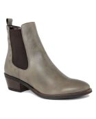 Bottines en Cuir Sara grises