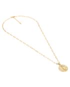 Collier doré/bleu