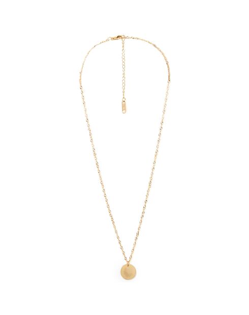 Collier en Acier plaqué Or Jaune doré
