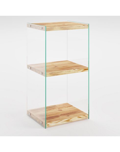 Bibliothèque Niagara chêne - 40x80x35 cm