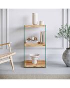 Bibliothèque Niagara chêne - 40x80x35 cm