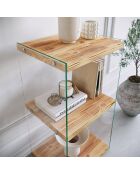 Bibliothèque Niagara chêne - 40x80x35 cm