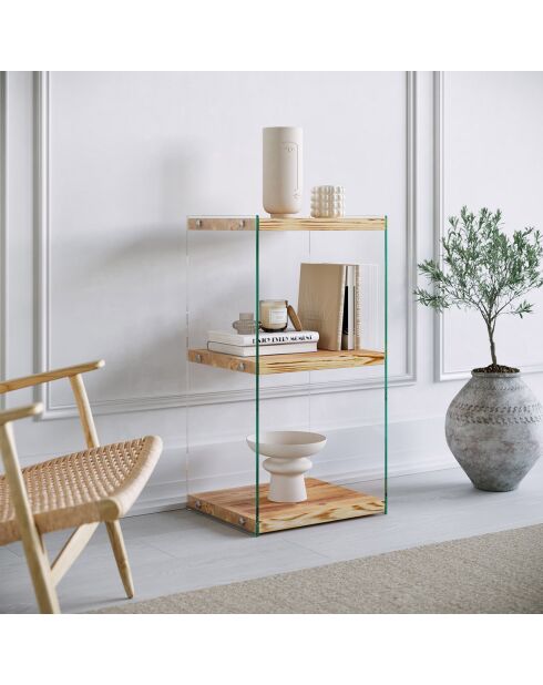 Bibliothèque Niagara chêne - 40x80x35 cm