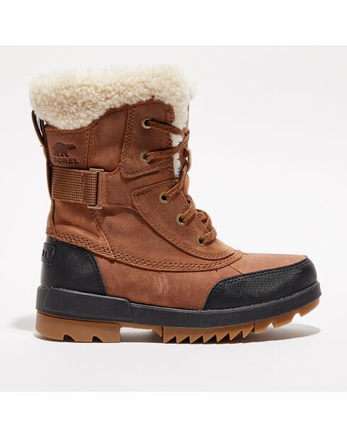 Boots fourrées en Cuir Torino II camel