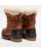 Boots fourrées en Cuir Torino II camel