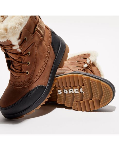 Boots fourrées en Cuir Torino II camel