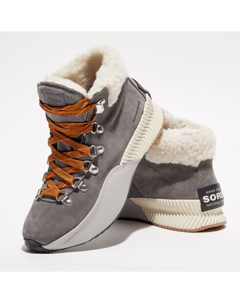 Boots imperméables en Velours de Cuir Ona III Conquest grises