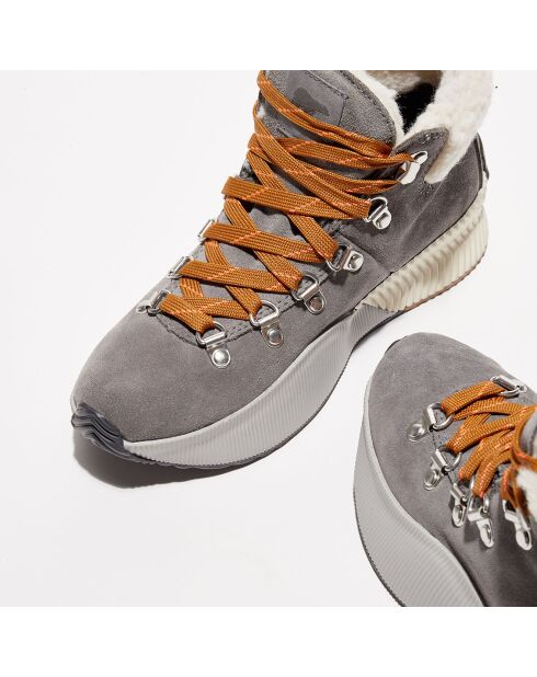 Boots imperméables en Velours de Cuir Ona III Conquest grises