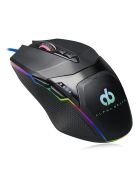 Souris de jeu Alpha Bravo GZ1 noir/bleu