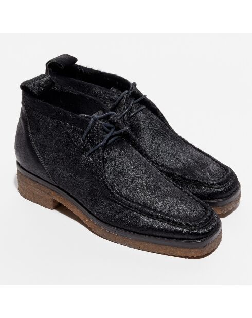 Boots en Cuir Clark noires