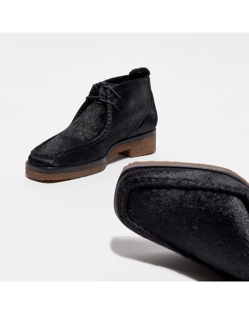 Boots en Cuir Clark noires