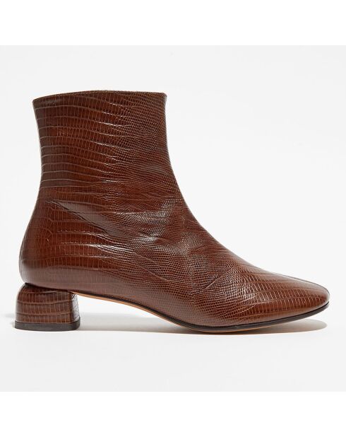 Bottines en Cuir Joyce marron