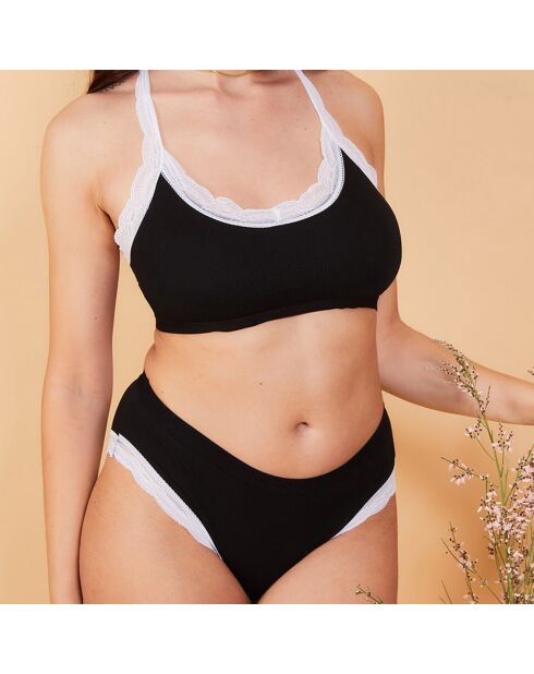 Soutien-gorge & Shorty Frany noirs