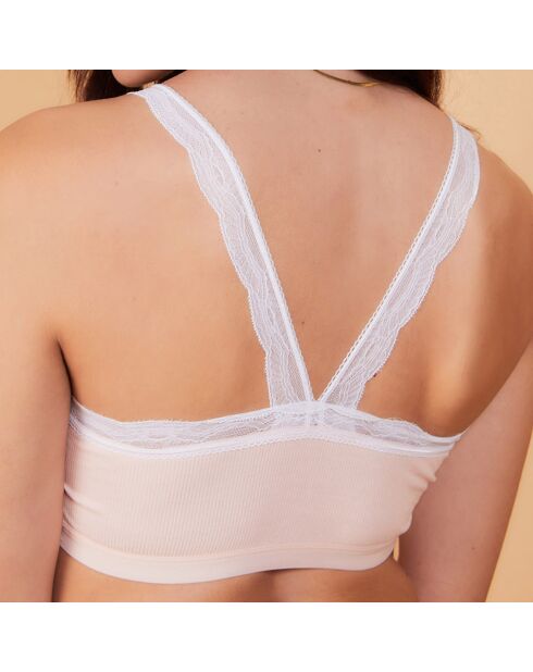 Soutien-gorge bustier Frany rose